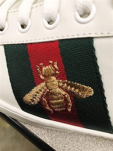 gucci bee shoes plazaru real|gucci ace sneakers with bee.